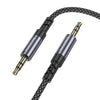 Borofone BL24 3.5mm Graceful AUX Audio Cable, Length:1m(Gray)
