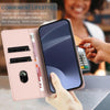 For Samsung Galaxy A72 Embossed Multi-functional Wallet Retro Leather Phone Case(Pink)