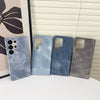 For Samsung Galaxy S25 Ultra 5G Denim MagSafe Magnetic PC + PU Phone Case(Light Blue)