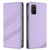 For Samsung Galaxy S20+ Embossed Multi-functional Wallet Retro Leather Phone Case(Light Purple)