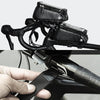 Rhinowalk Bicycle Front Tube Bag Waterproof Mobile Phone Touch Screen Multi-function Bicycle Handlebar Bag(Carbon Fiber Black)