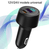 S-31 65W Dual Port A+C High Power Car Fast Charger Auto Cigarette Lighter