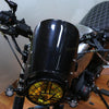 XRL-456120 Motorcycle 5-7 inch Headlight Retro Windshield(Transparent)