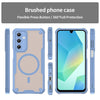 For Samsung Galaxy A16 4G Armor Glaze MagSafe Magnetic Phone Case(Blue)