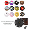 Gramophone+3pcs Refill Aroma Car Aroma Diffuser Air Vent Rotating Retro Gramophone Fragrance Diffuser Ornament
