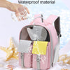 Pet Carrier Backpack, Blue, for Cats & Dogs (Model 6)