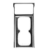 2 in 1 Car Carbon Fiber Water Cup Holder Panel Decorative Sticker for Honda Civic 8th Generation 2006-2011, Left and Right Drive Universal