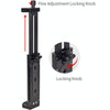 Xiletu Xj15 Live Broadcast Desktop Full Metal Tripod Mount Tablet Pc Phone Clamp With 1/4 Inch Screw Holes & Cold Shoe Base(Black)
