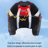 GXT Electric Vehicle Four Seasons Sun Protection & Windshield Double Lens Helmet, Size: M(Light Pink)