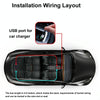 7x17.3cm16 x 32 LEDs) Car Flexible Display Advertising Screen APP Bluetooth Smart Screen
