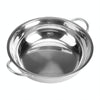 Stainless Steel Hot Pot Thick Non-magnetic Clear Soup Pot Double-eared Hot Pot, Size:30cm