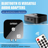 ONTEN BT103 NFC Desktop Bluetooth 5.3 Audio Receiver Adapter(Black)