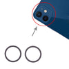 iPhone 12 Mini Rear Camera Lens Protector (Black, 2-Pack)