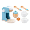 Children Simulation Kitchen Set Baby Wooden Food Cutting Pretend Play Toy Coffee Machine