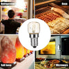 E14 Salt Crystal Lamps High Temperature Resistant Oven Light Bulb, Power: 25W Brass Lamp Head(2700K Warm White)