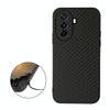 For Huawei Enjoy 50 China/nova Y70 4G Global/nova Y70 Plus Fine Hole Carbon Fiber Texture Shockproof Phone Case(Black)