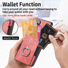For Samsung Galaxy S25 5G Retro Skin-feel Ring Card Wallet Phone Case(Pink)