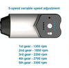 Booster T  Deep Muscle Relaxation Massage Gun,EU Plug  2500mAh With 6 Massage Head(Gray)