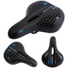 WEST BIKING YP0801083 Bicycle Taillight Thickened Soft And Comfortable Mountain Bike Seat Cushion(Black Blue)