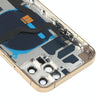 iPhone 12 Pro Gold Back Cover Assembly with Wireless Charging