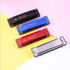 BEE 10-holes Dual-tones C Tone Brace Harmonica(Red)