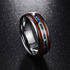 Ceramic Tungsten Steel Dragon Texture Ring for Men, Ring Size:13