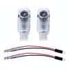 2 PCS LED Car Door Welcome Logo Car Brand 3D Shadow Light for Audi