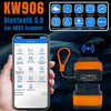 KONNWEI KW906 Bluetooth 5.0 Car OBD2 Scanner Support Android & iOS(Black Orange)