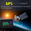 3.5" Car HUD Head-Up Display GPS Speedometer, Compass, Black