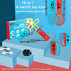 IPLAY HBS-447 10 In 1 Grip + Wrist Strap + Strap + Lightsaber + Racket Sports Set For Nintendo Switch(As Show)
