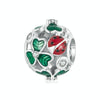 S925 Sterling Silver Seven-star Ladybug Four-leaf Clover Hollow DIY Beads(SCC2722)