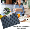 94-Cavity Sport Balls Silicone Molds For Making Fondant Cake Chocolate Candy Cookie Treat(Black)