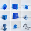 8pcs/ Set Blue White Ball Studio Background Ornament Photo Props