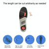 Sports And Casual Insoles TPE Shock Absorption Massage Arch Support Insoles, Size: L