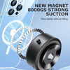 AIMITE M8 Car Phone Holder Vacuum Suction Cup Strong Magnetic Support Bracket(Tarnish Black)