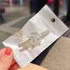10pcs Pearl Rhinestone Hair Clip Side Bangs Hair Headdress(367 Crystal Five Petal Flower)
