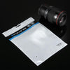 10 PCS PULUZ 25.8cm x 18cm Hang Hole Clear Front White Pearl Jewelry Zip Lock Packaging Bag (Size: L)