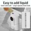 540ml  Automatic Mouthwash Dispenser 3 Levels Quantitative with 2 Magnetic Cups(Black)