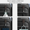 Car Seat Hook Multi-function Leather Seatback Hanger Car Interior Supplies(Grey)