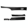 5 in 1 Car Carbon Fiber Automatic Gear Decorative Sticker for Honda Civic 8th Generation 2006-2011, Left Drive