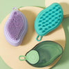 Pet Shower Brush with Soap Dispenser - Green
