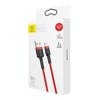Baseus 1.5A 2m USB to 8 Pin High Density Nylon Weave USB Cable for iPhone, iPad(Red)