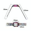 For Garmin Vivofit JR3 Silicone Printing Watch Band(Camouflage Gray)