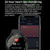 Outdoor GPS Sport Watch 1.32inch HD Round Screen Multi Sport Mode Smartwatch(Black)