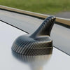 Car Decoration Shark Fin Modified Antenna Roof Tail Wing, Specification: Black Carbon Pattern