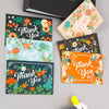 6pcs / Set Christmas Gift Greeting Card Holiday Greeting Message Card(Thank You Greeting Card)