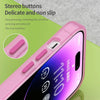 For iPhone 14 Pro Max MagSafe Frosted Translucent TPU + PC Full Coverage Phone Case(Pink)