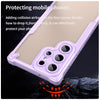 For Samsung Galaxy S23 Ultra 5G Armor Glaze PC Hybrid TPU Phone Case(Purple)