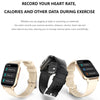 DM05 1.83 inch BT5.2 Smart Sport Watch, Support Sleep / Heart Rate / Blood Oxygen / Temperature / Heart Sugar/ Blood Pressure Health Monitor(Gold)