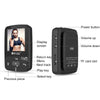 Original RUIZU X50 Sport Bluetooth MP3 Player 8gb Clip Mini with Screen Support FM,Recording,E-Book,Clock,Pedometer